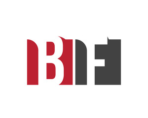 BF red square letter logo for  factory, fashion, firm, foundation, federation