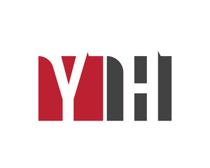 YH red square letter logo for hotel, health, house, home, hall