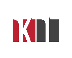 KI red square letter logo for international, innovation, institute, industry, interactive, interior