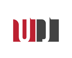 UJ red square letter logo for  job, journal, justice, journey, jewelry