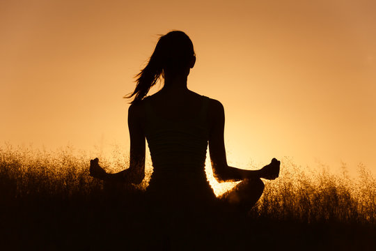 Outdoor yoga and meditation. 