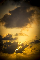 sunset clouds