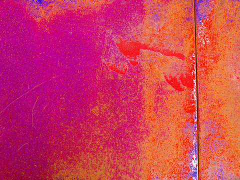 Red Steel Colourful Art Grunge Background