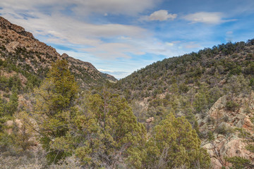 Fototapeta na wymiar Arizona, Prescott, Granite Mountain Wilderness-Mint Wash Trail
