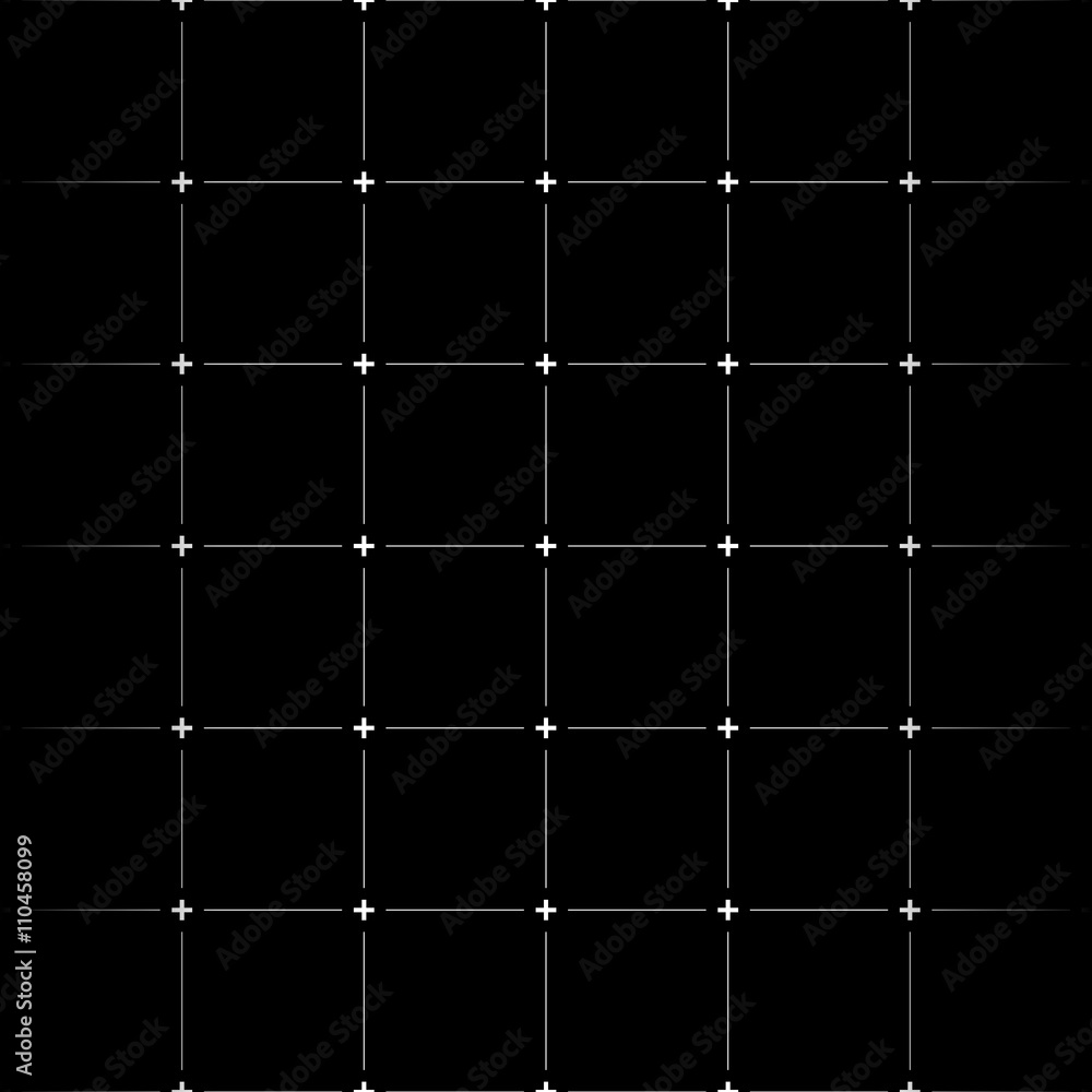 Poster abstract grid, mesh pattern with plus symbols.
