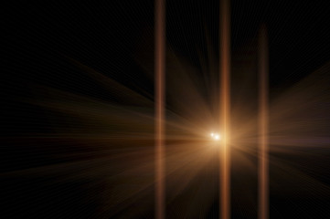 Obraz premium Abstract lens flare light over dark background