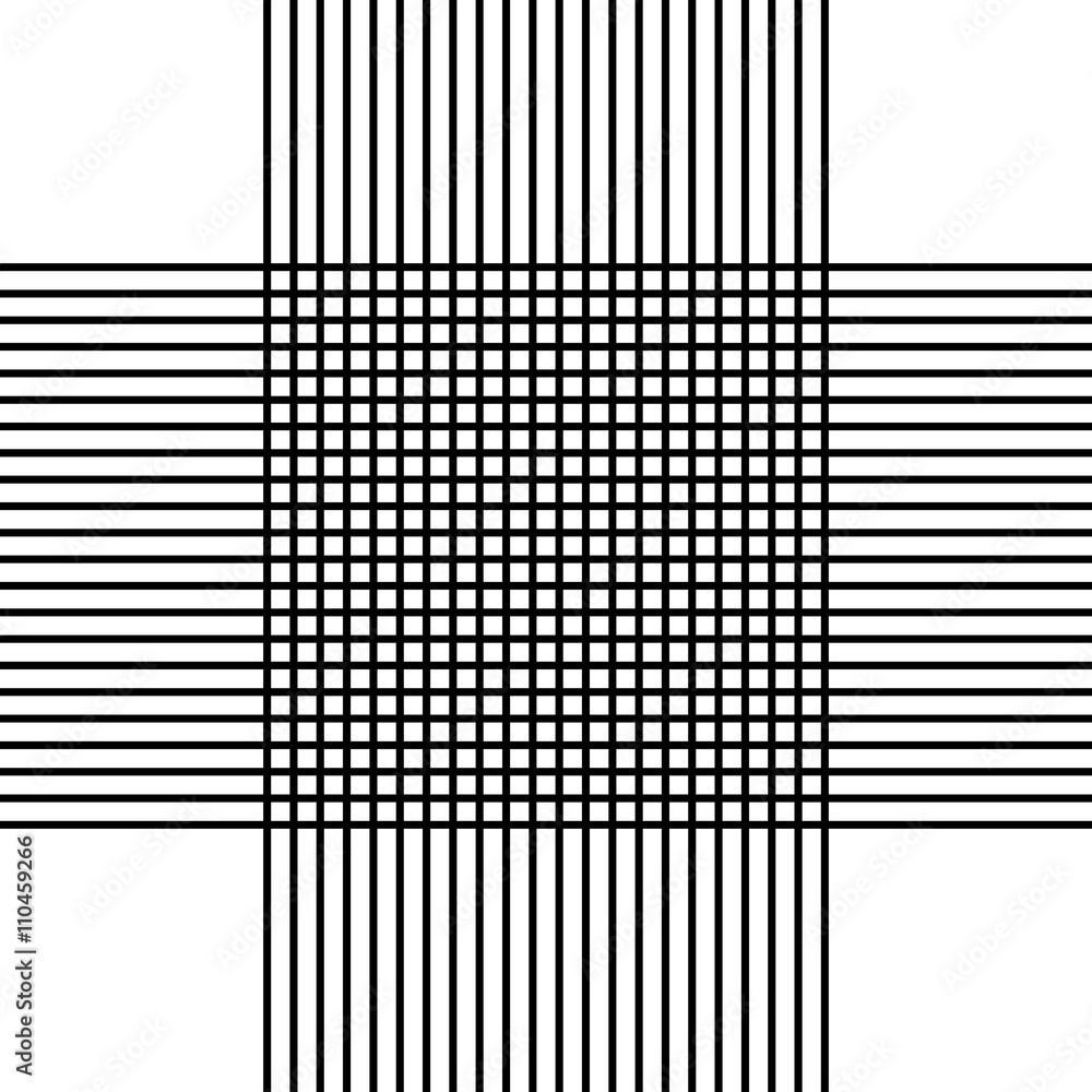 Poster Abstract intersecting lines, grid mesh pattern