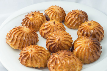 Oriental sweets on a white background tatly