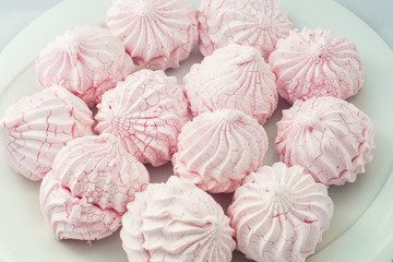 Oriental sweets on a white background candy