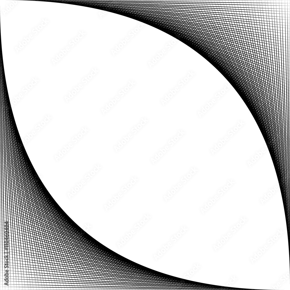 Fototapete mesh, grid spreading from corner. fine texture of intersecting l