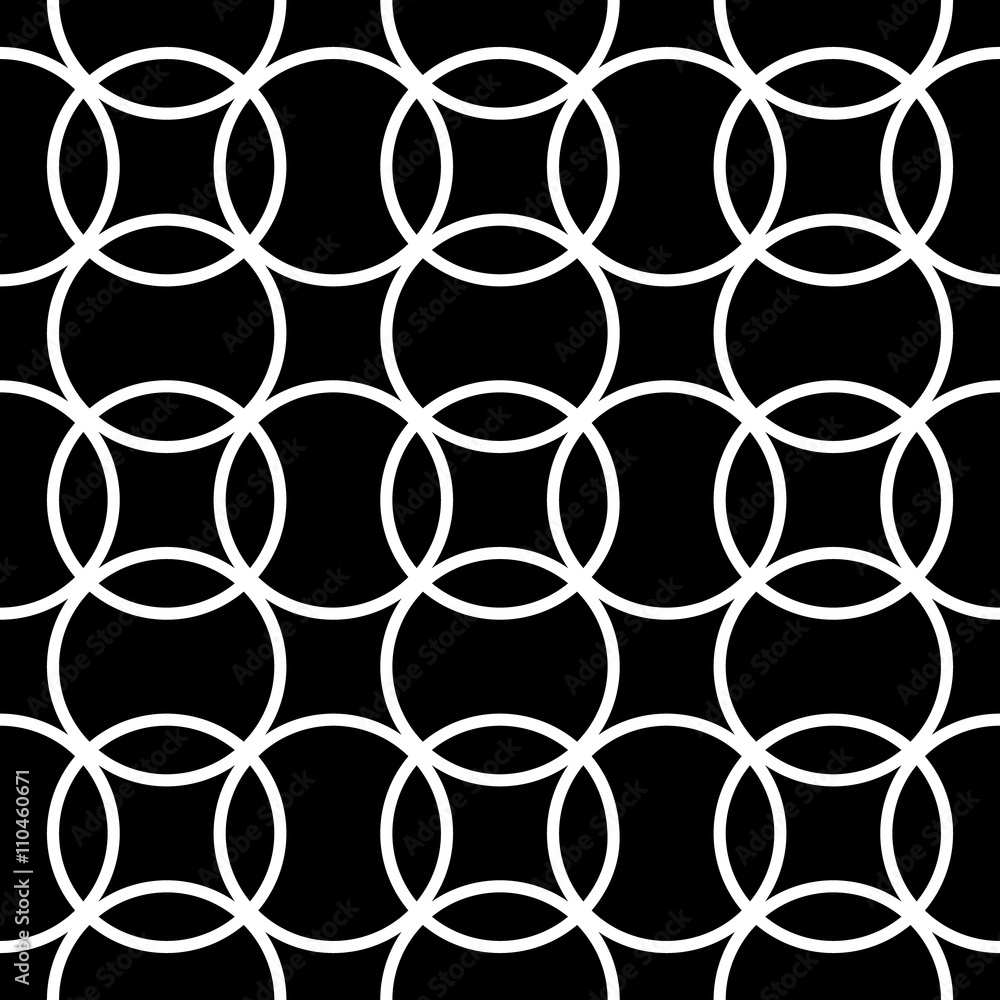 Poster Geometric grid, mesh pattern with intersecting lines