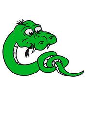 knot knotted snake funny comic cartoon