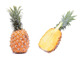 Pineapple isolated on white background