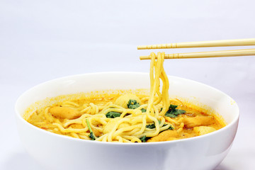 Noodle curry laksa