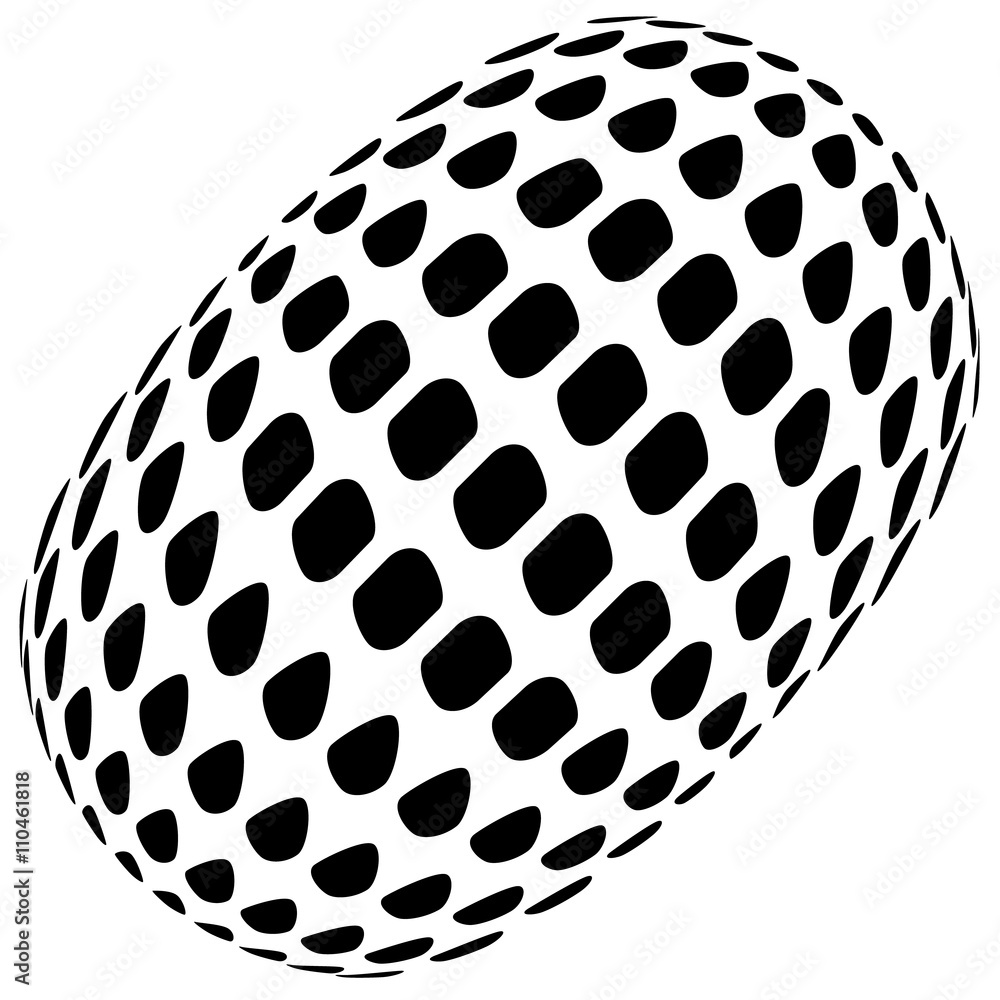 Poster mesh of squares with distortion effect. simple artistic element.
