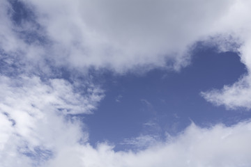 Obraz premium 青い空と雲