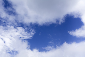 Obraz premium 青い空と雲