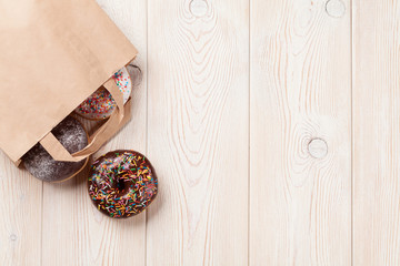 Donuts in paper bag