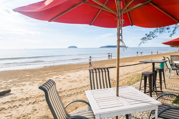 rest point by the beach