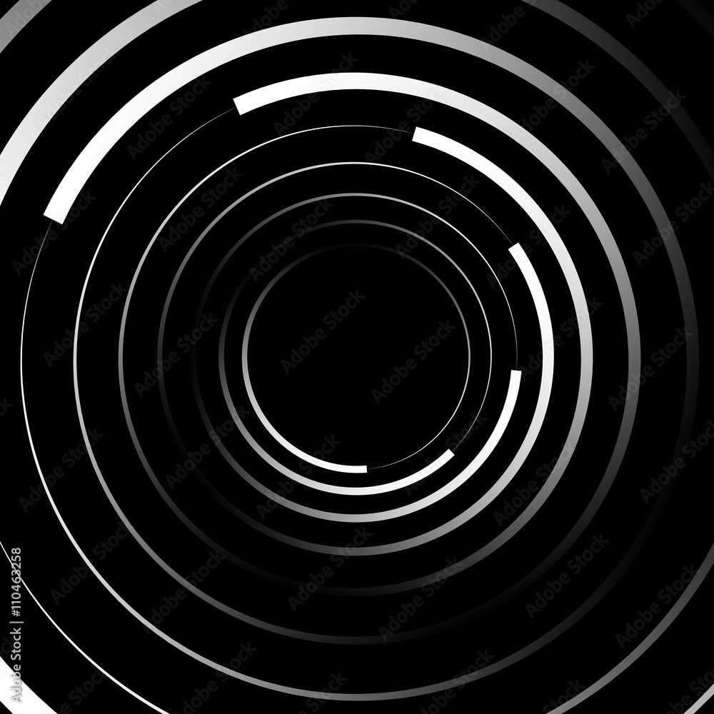Poster abstract circular element