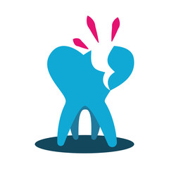 Dental care design. health concept. medical care icon