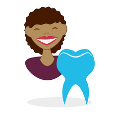 Dental care design. health concept. medical care icon