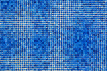 small blue ceramic tiled background