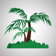 Tree design. eco concept. natural  icon, editable vector