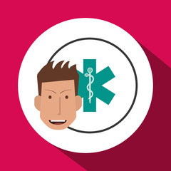 Doctor design. Medical care concept. Health care sign