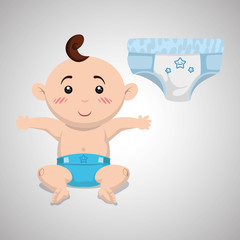 Baby shower design. invitation design.  isolated illustration