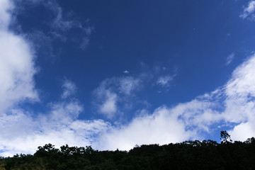 Obraz premium 青い空と雲