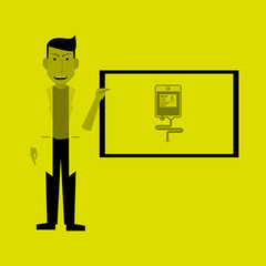 Doctor design. Medical care concept. Health care sign