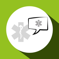 Fototapeta premium Doctor design. Medical care concept. Health care sign