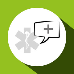 Doctor design. Medical care concept. Health care sign