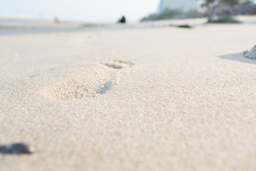 Sand at sea for background