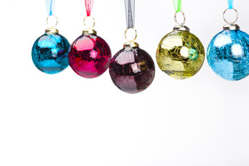 five dangling ornaments