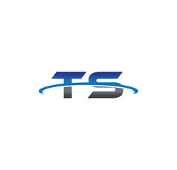 ts alphabet with swoosh grey and blue