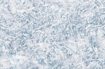 Oil painting light blue vintage background. Palette knife oil paint. Art concept.