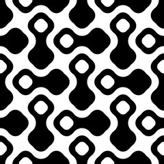 Seamless Curved Shape Pattern
