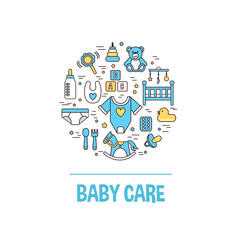 Baby care banner