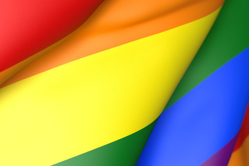 Fototapeta na wymiar Gay flag