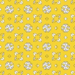 Abstract background in grey and yellow colors