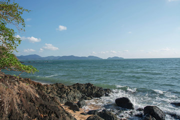 Fototapeta na wymiar Untouched tropical beach in Thailand