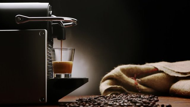 Coffee Machine for Italian Espresso -HD cinemagraph