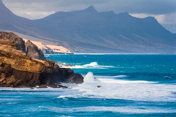 Foto op Plexiglas Fuerteventura Pared beach Canary Islands Spain © elitravo