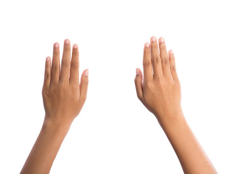 Two human hands