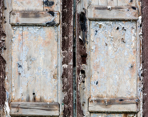 Old wooden doors, textures