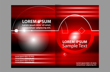 Abstract design background Brochure template
