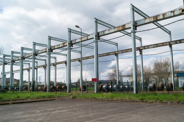 Obraz premium Stahlgerüst