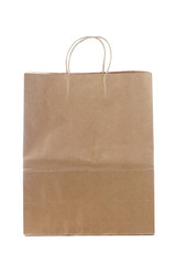 brown paper shopping bag.
